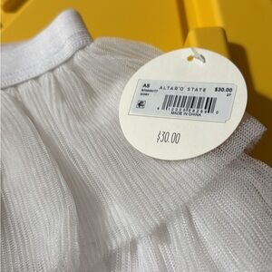 Altar'd State White Kids Skirt